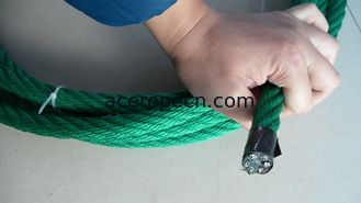 16mm Green Combination Playground Ropes MFP And Galvanised Steel