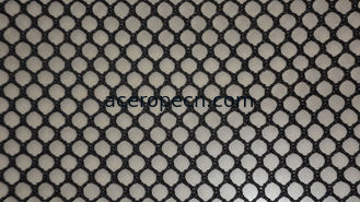 Fire Retardant Playground Rope Net Anti Climb 8mm Hexagonal Mesh Black Polyester