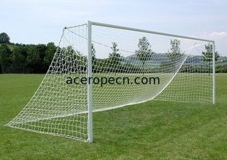 White Goal Soccer Net polyethylene 2.0mm single knot