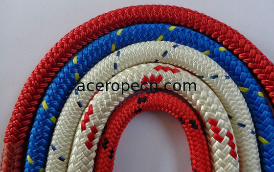 PES Diamond Braided Rope Polyester Double Braided Rope 6-24mm