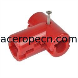 Playground T Connector Red PA6 For 16mm Playground Combination Rope