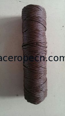 3mm Chocolate Brown Braided Polyethylene Twine 270m/Kg-130kgf