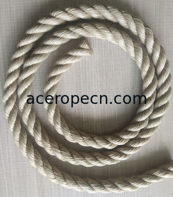 3 Strands Hemp Color Outdoor Garden Rope 16mm Polypropylene