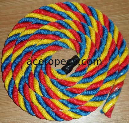 Color Climbing Polypropylene Playground Rope Net 12mm